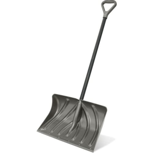 Suncast Commercial 20 Inch Steel Core Combo Snow Shovel and Pusher